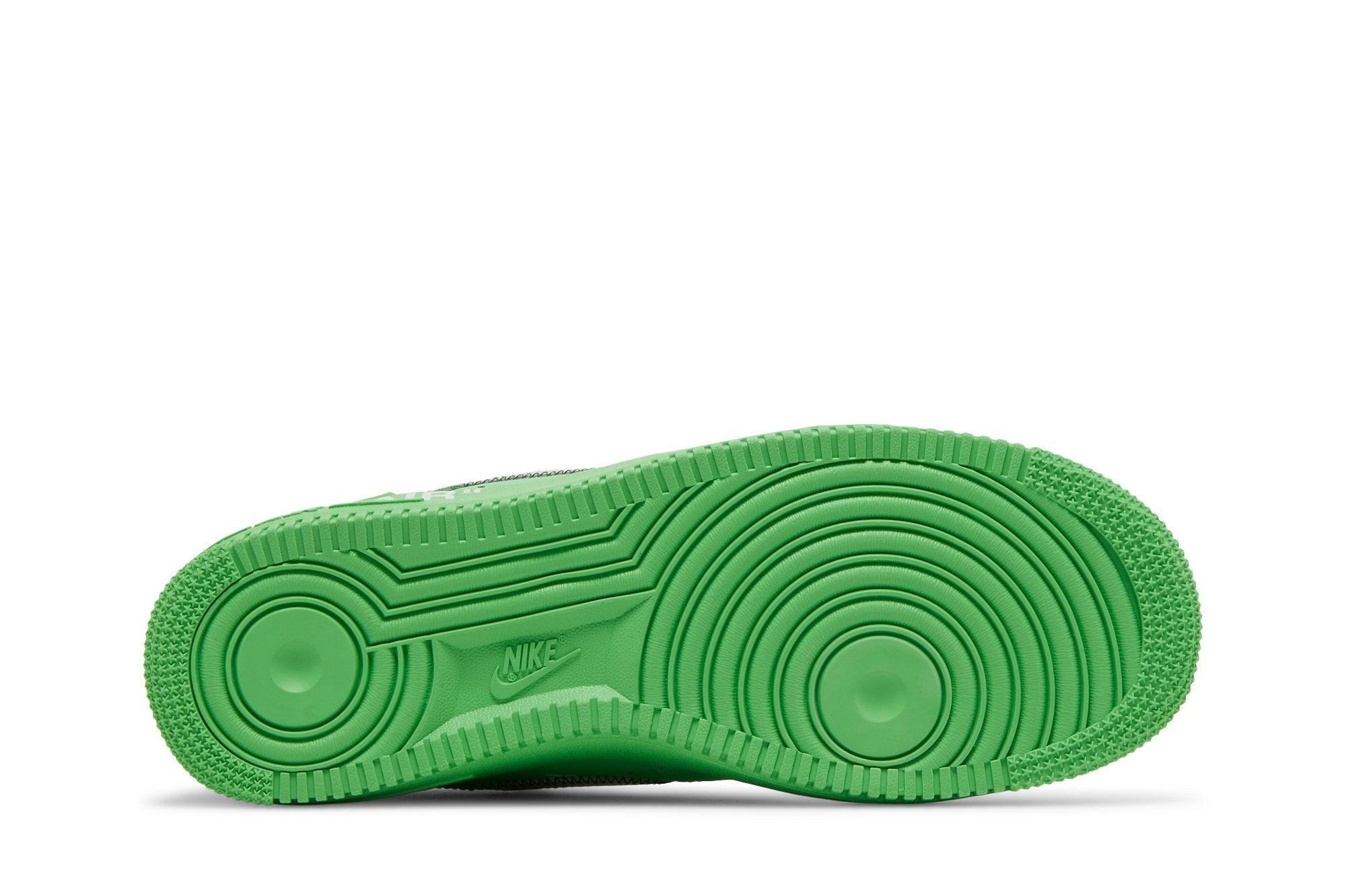 Tênis Off-White x Nike Air Force 1 Low Green Brooklyn Verde - Vista Traseira