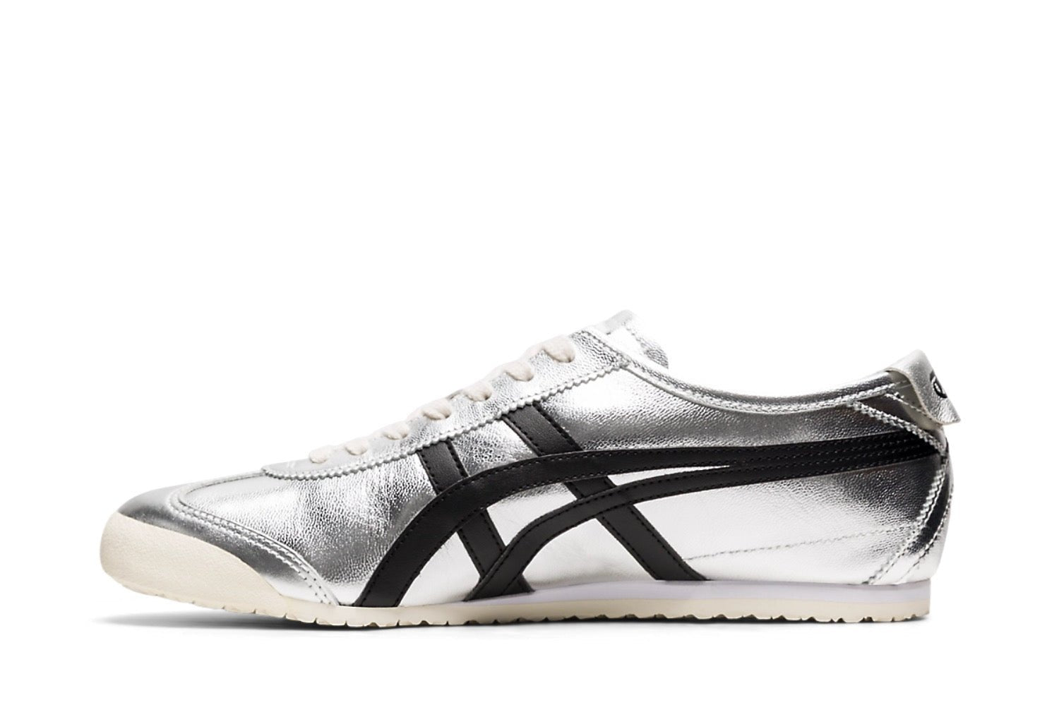Tênis Onitsuka Tiger Mexico 66 Pure Silver Black Cinza