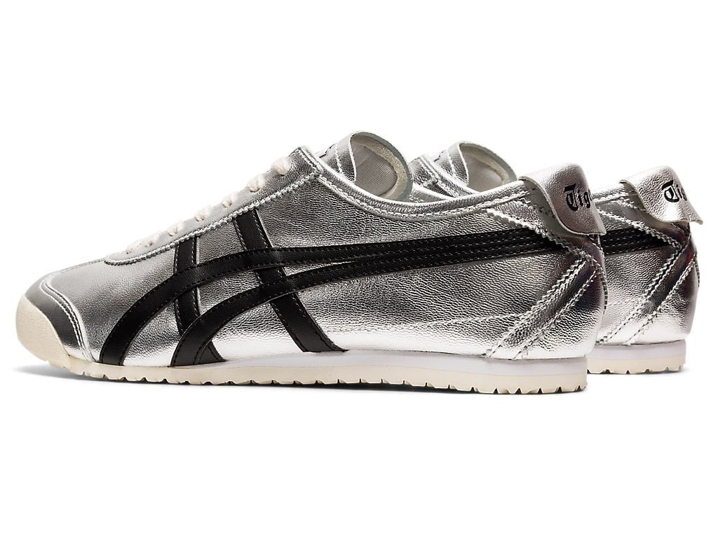 Tênis Onitsuka Tiger Mexico 66 Pure Silver Black Cinza