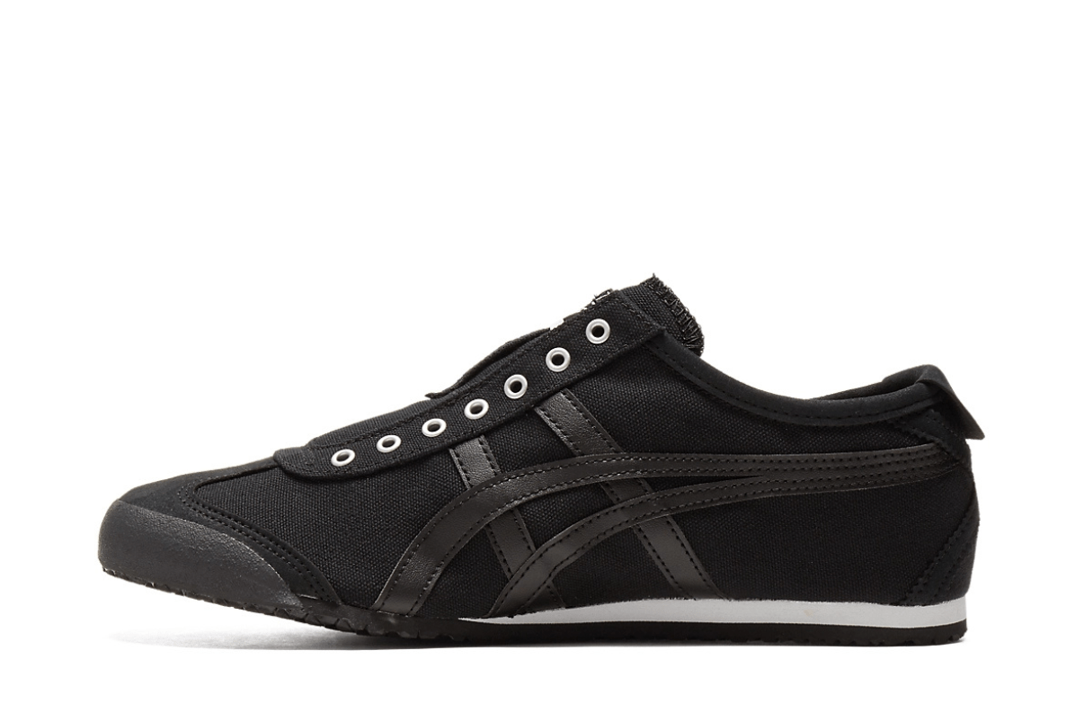 Tênis Onitsuka Tiger Mexico 66 Slip-On Black Preto