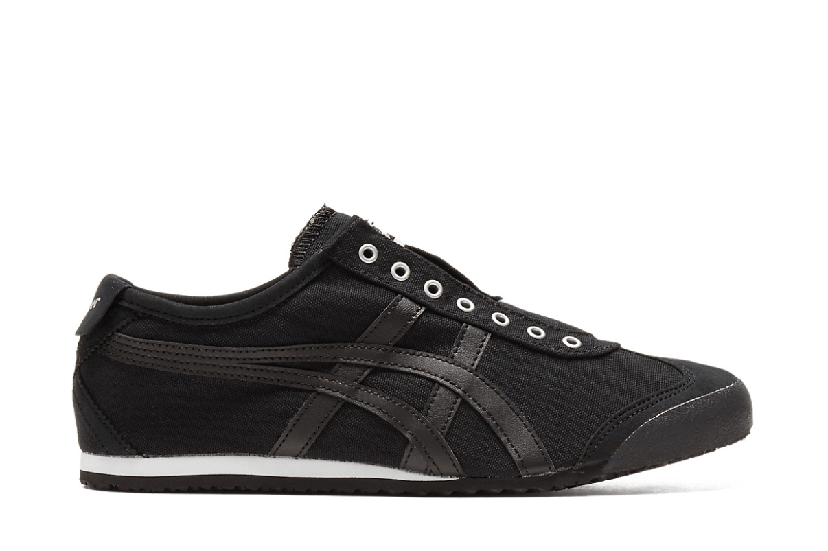 Tênis Onitsuka Tiger Mexico 66 Slip-On Black Preto