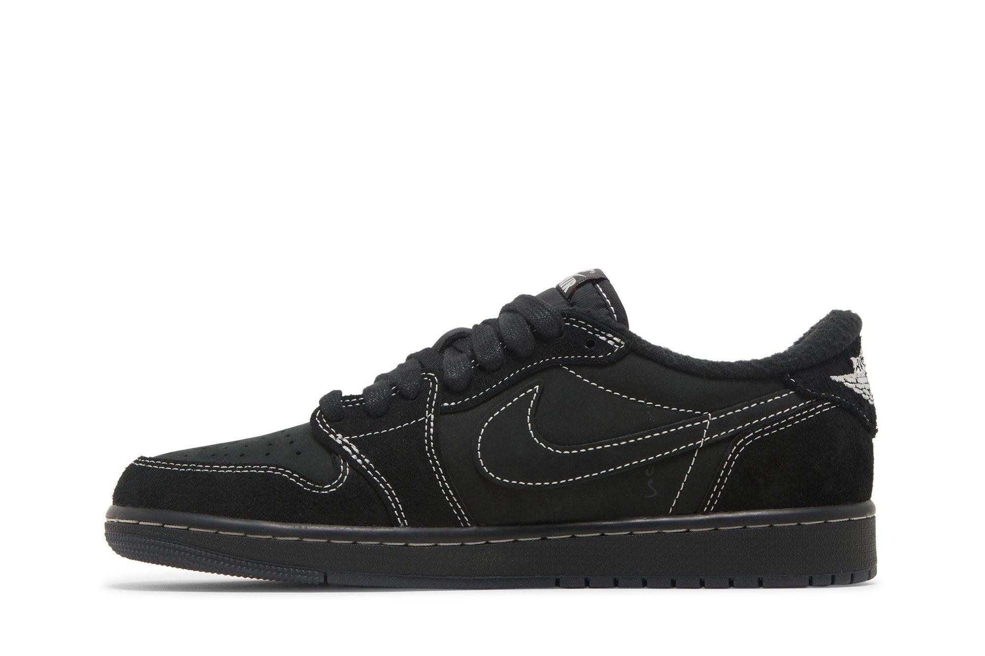 Tênis Travis Scott x Air Jordan 1 Low OG SP 'Black Phantom' Preto - Imagem 2