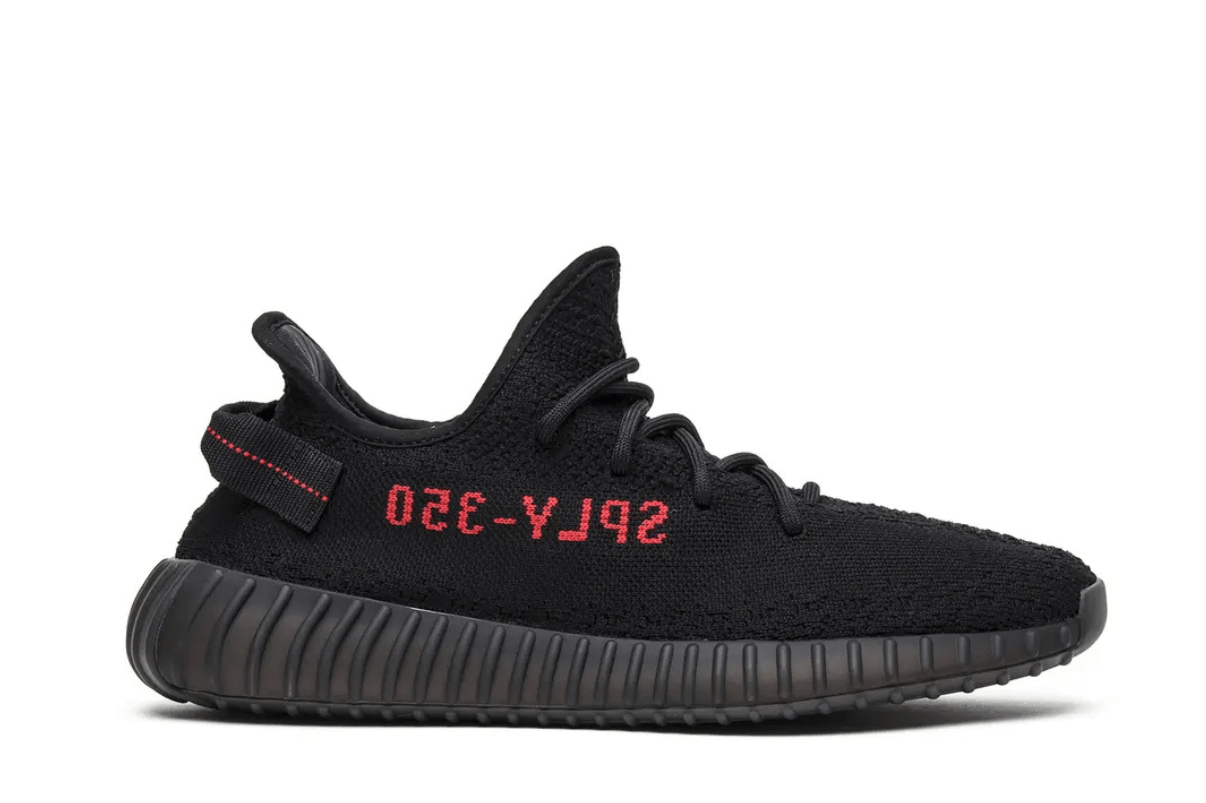 Tênis Yeezy Boost 350 v2 Black Red (Bred) Preto