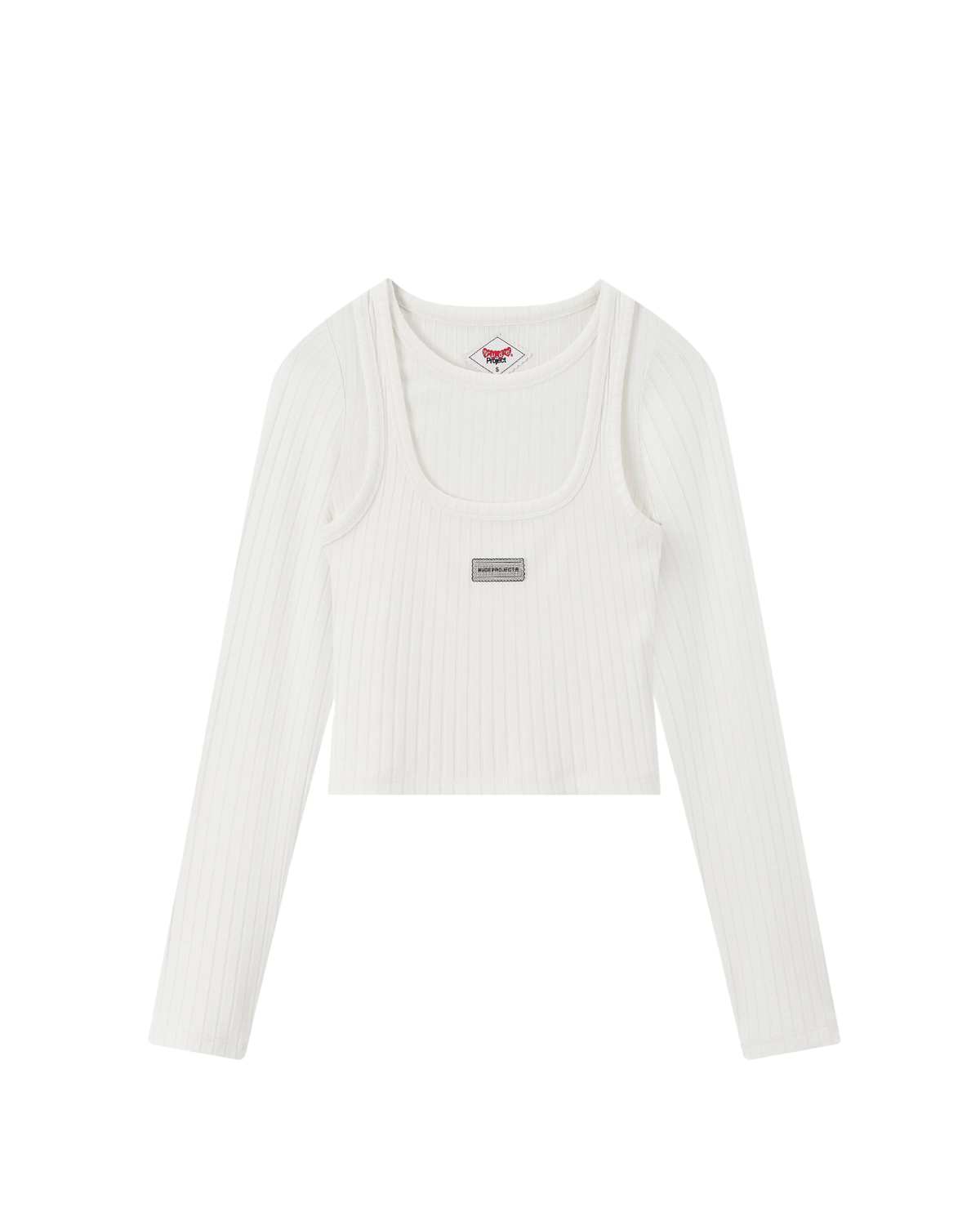 Camiseta Manga Longa Nude Project Double Trouble Branco