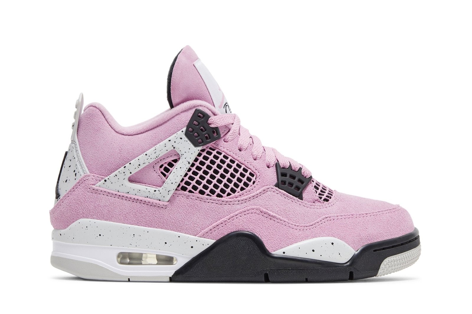 Tênis Air Jordan 4 Retro Orchid Rosa - Vista Lateral