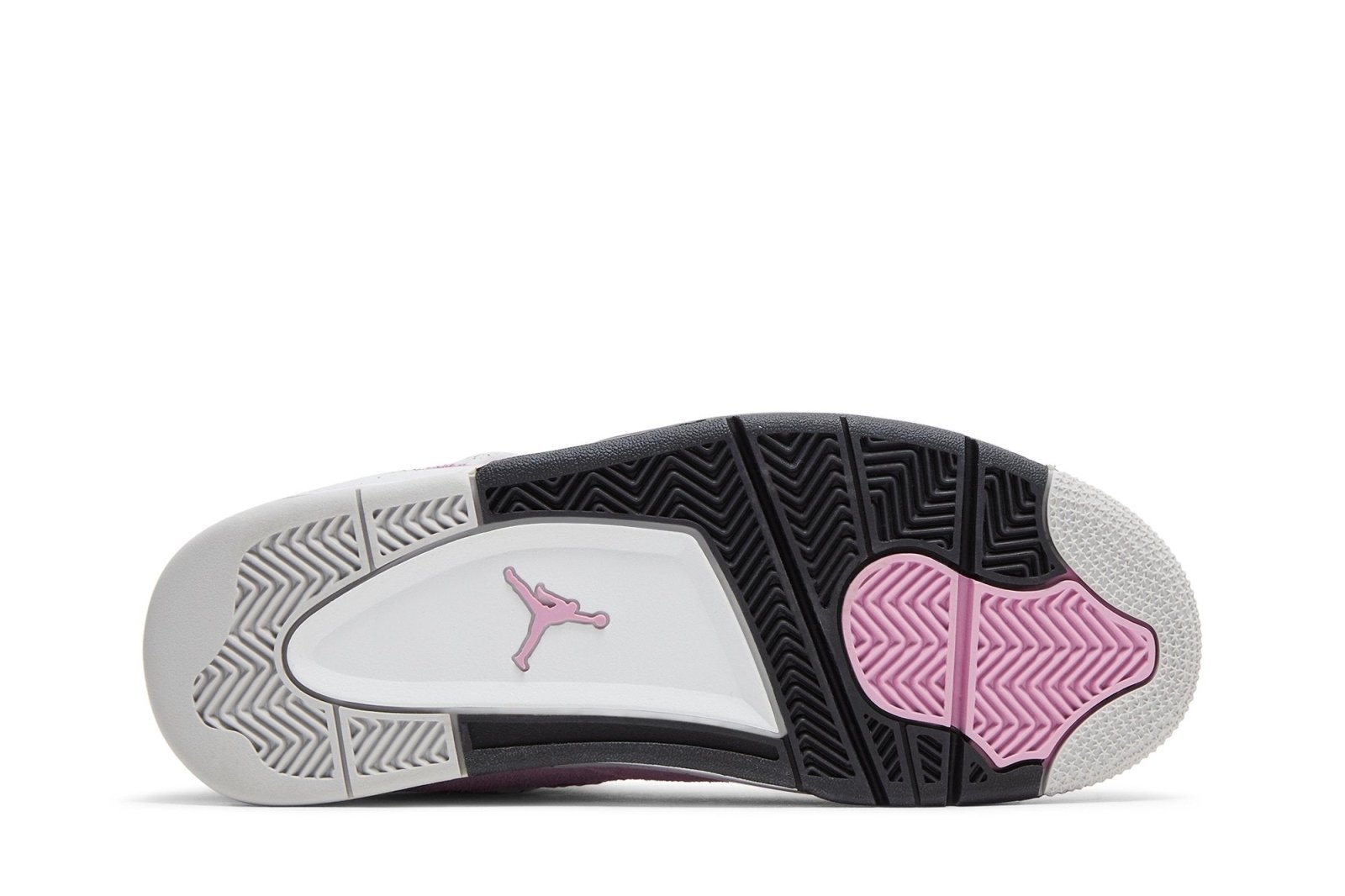 Tênis Air Jordan 4 Retro Orchid Rosa - Detalhe do Solado